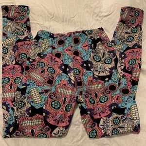 Sugar skull leggings